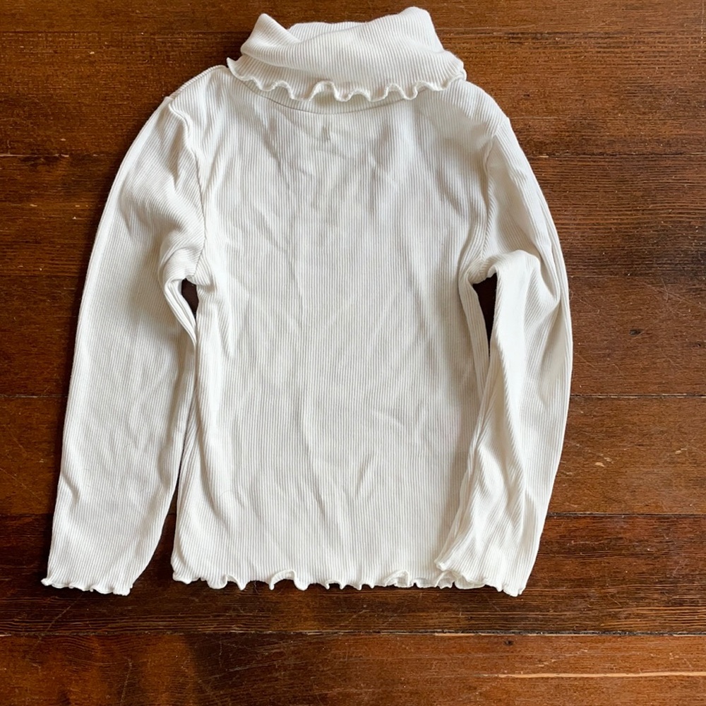 Boden ruffle turtleneck